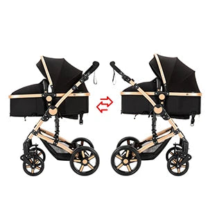 Poussette bébé 3 en 1 poussette bébé poussette légère landau bébé voyage poussette voiture pour nouveau-né bébé chariot poussettes pliantes