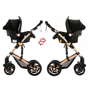 Poussette bébé 3 en 1 poussette bébé poussette légère landau bébé voyage poussette voiture pour nouveau-né bébé chariot poussettes pliantes