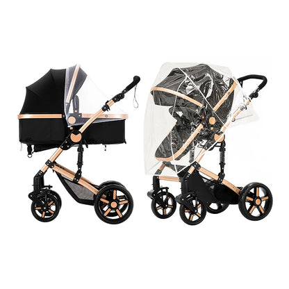 Poussette bébé 3 en 1 poussette bébé poussette légère landau bébé voyage poussette voiture pour nouveau-né bébé chariot poussettes pliantes