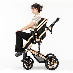 Poussette bébé 3 en 1 poussette bébé poussette légère landau bébé voyage poussette voiture pour nouveau-né bébé chariot poussettes pliantes